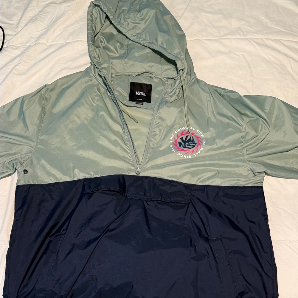 Vans Green and Navy Hooded Jacket